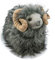 Dora Designs Luxury Designer Heardy Herdwick Sheep Ram Door Stop Faux Fur Home Accessory from The Posh Traditional Range