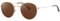 EFE Polarisierte Sonnenbrille Retro Lennon Rund mit Metallrahmen Polarisierte Sonnenbrille UV400 für Damen und Herren