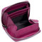 AprinCtempsD RFID Blocage Portefeuille Petit Femme en Cuir Véritable Porte-Monnaie Mini Homme Porte-Carte Fille avec Zipper (Violet)
