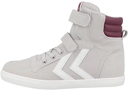 Hummel Unisex Kinder Slimmer Stadil High Jr Sneaker, Lunar Rock 213 500 2509, 32 EU
