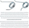 SPARES2GO Lawnrake Tines for FLYMO Compact 340 3400 Lawn Rake Metal Tine Kit (Pack of 168)