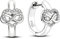 Hapour Creolen aus 925er-Sterlingsilber für Damen und Mädchen hypoallergene Huggie-Ohrringe mit Platin-Zirkonia Diamant-Schmuck ideal als Geschenk (Endless Love)