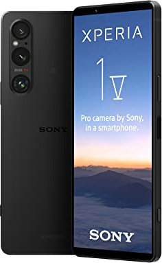 Sony Xperia 1 V (Next Gen Exmor T, 6,5, 21:9, 4K HDR OLED, 120 Hz, Triple Objectif (ZEISS), Jack 3,5 mm, Android 14, IP65/68, Noir