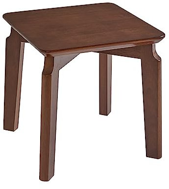 Aibiju Tabouret, Pouf Repose Pieds, escabeau, Tabouret Enfant Bois, Repose-Pied en Bois,Tabouret à Changement de Chaussures,Tabouret pour Salon (Couleur Noyer), SD-1002