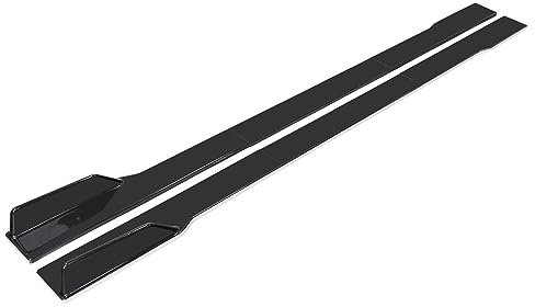KaTiak Seitenschweller 2 Stück Universal Rocker Splitter Panel Verlängerung Winglet Wing Auto Side BodyKit für Mercedes-Benz A-Class B-Class C-Class GLC ML-Class GLE-Class CLA AMG GT,2 m-C