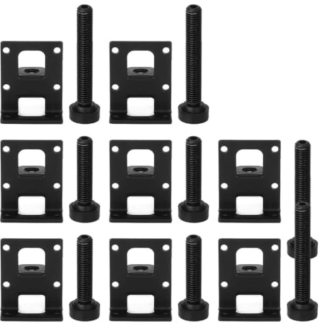 W Rxkiocs 8 Pièces Pied Réglable pour Tables Basses et Meubles - Convient aux Armoires, Plans de Travail et Penderies