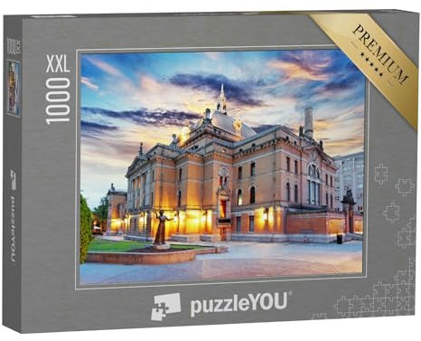 Puzzle 1000 Teile XXL „Oslo - Nationaltheater, Norwegen“ – aus der Puzzle-Kollektion Oslo, Norwegen