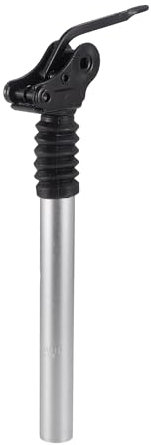 Hihaha Fahrradsattelstütze / Verstellbar für Fahrrad 27,2x300mm 1 Stück Silberfarben