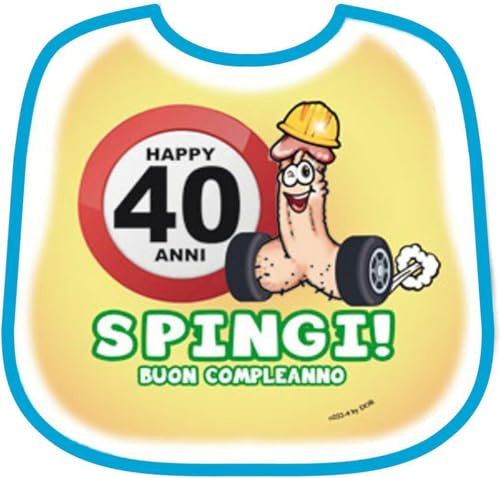 Lätzchen Erbse Happy Birthday Happy Birthday 40 Jahre Scherzartikel für Erwachsene 18+