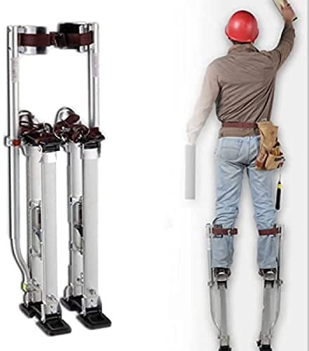 Malerei Verputzen Gipser Stelzen, Loft Board Taping Farbe Stelzen, Maler Walking Taping Werkzeuge Für Bauunternehmer Dekorateur Malerei Verputzen Taping,Silber,45 75cm