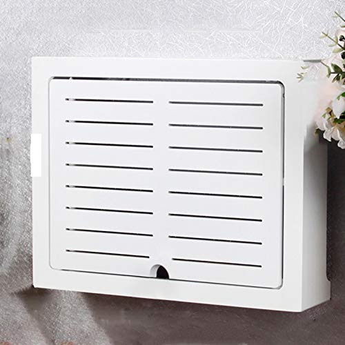 Guoyoocc router aufbewahrungsbox,router box,wlan schrankHub-Informationsbox,schwache Stromboxabdeckung,Wandhalterung mit Schloss