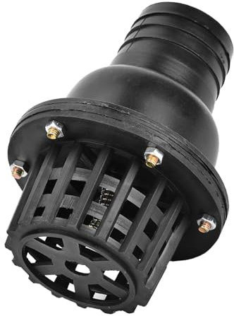 Fafeicy 2 Zoll PVC-Schwarzwasserpumpe, Fußventil, Rückschlagventil, Niederdruck-Flachventil, Flüssigkeitsmaschine (2 Zoll)