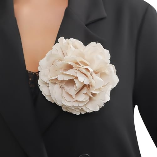 Stoff-Blumen-Anstecknadel, Ornamente, einzigartige Stoff-Blume, Anstecknadel, Ornament, schöne Blumen-Brosche, Anstecknadel, Zubehör, modische Stoff-Blumen-Brosche, Stoff