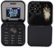 Kleinstes Flip-Handy – Dual-Nano-SIM, UKW-Radio, 2G-Mediaplayer, LED-Taschenlampe, HD-Rückkamera, Trageband für Senioren (Black)