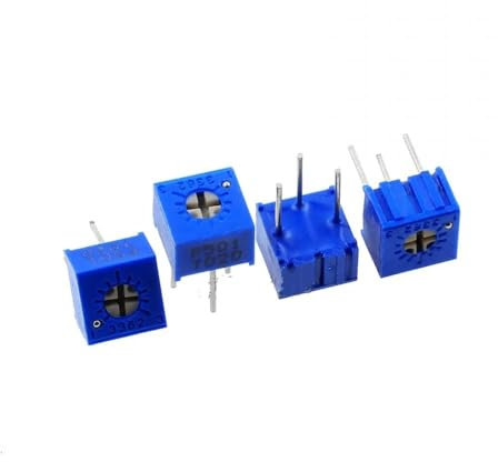 MQXFCZUX 50pcs 3362P Variable Resistor 101 201 501 102 202 502 103 Trimpo Trimmer Potentiometer 3362 500R 1K 2K 5K 10K 20K 50K 100K 1M (100 Ohm)