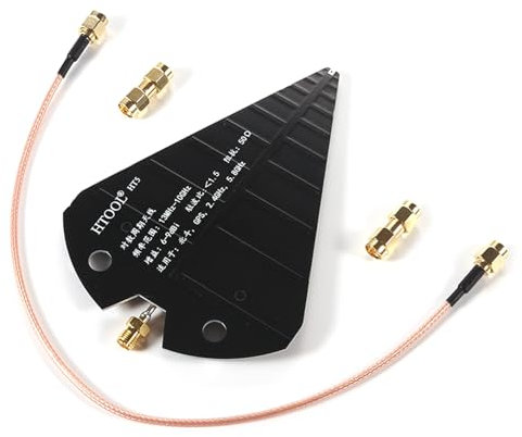 Antenas periódicas de banda ancha UWB de 1300 MHz-10 GHz, 50 W, 6-9 dB, antenas periódicas de banda ancha VSWR <1.5 para radio