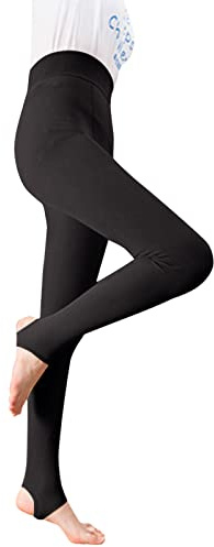 JIANROU Collant Thermique Femme Leggings D'Hiver Épais Et Chauds,Legging Molletonné Legging Femme Cotelé Hiver Chaud Collant En Dentelle Legging Fourré Femme Legging Cotele Beige
