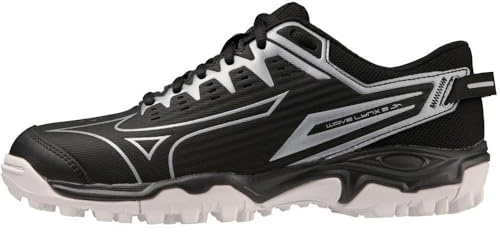 Mizuno Wave Lynx Jnr Uni-Kinder Schuhe, Schwarz, Weiß, 40 EU