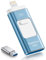 ROSPE USB Stick 512 GB für iPhone, MFi-zertifizierter Lightning Speicherstick, 3-in-1 Flash-Laufwerk für iOS/Android/PC, USB 3.0 High-Speed Memory Stick iPhone Externe Speichererweiterung, Aschblau