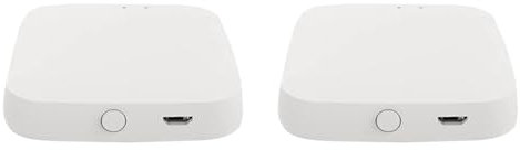 Dissot 2X Tuya Hub Link Fingerbot A Wi-FI (Soporte de 2,4 GHz), IFTTT y Control del Temporizador, 1 vía de puerta de enlace puede conectar múltiples Fingerbots