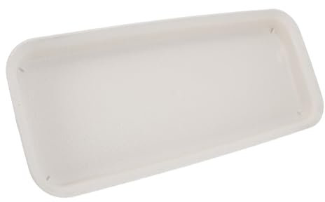 FONDOTIN Plato para Macetas Rectangular De Plástico De Gran Capacidad para Plantas Largas Diseño Espacioso y Resistente Uso Interior y Exterior Decoración para Hogar