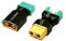 VUNIVERSUM 2x Stück Premium Adapter Set MPX 6P 6 Pin Stecker auf XT60 Buchse Male Female Goldstecker Verpolsicher für Multiplex Lipo Akku Adapterkabel Modellbau