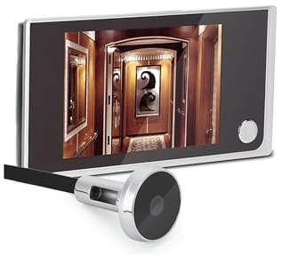Peephole Door Viewer Digital Door Eye Viewer Camera 3.5 inch LCD HD Screen 120 Degrees Wide Angle View for Home Security System