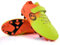 Optimum Unisex’s Ignisio Football Boots - Flat Moulded Stud Outsole, Easy Fastening Astro Trainers - PU Leather, Flexible & Comfortable Fit Football Boots - Aztec Orange, Jnr UK 3