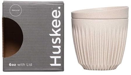 Huskee 6oz Cup & Lid – Single Retail Pack (Charcoal)