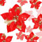 24 Stück Weihnachten Funkeln Weihnachtsstern Blumen Künstliche Weihnachten Blumen Hochzeit Weihnachtsbaum Neujahr Ornamente (Rot)