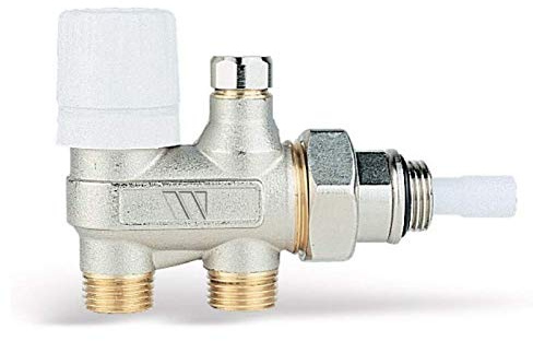 Watts industries - cazzaniga - valvola 3/4 per caloriferi termostatizzabile a 4 vie per impianto monotubo watts