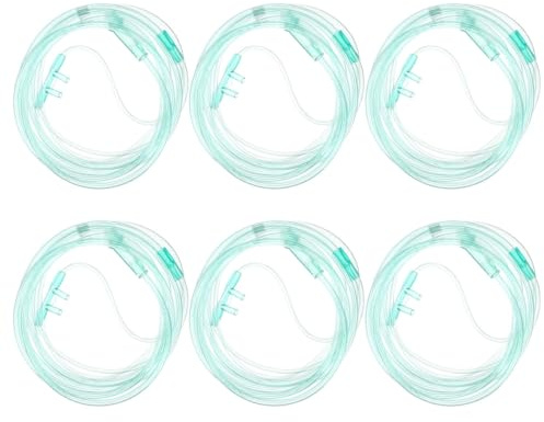 EXCEART 6 Pack Soft Green Air Tubing 2m | Flexible Adult Tubing for Home and Hospital Use – 2 Meters, Soft Material