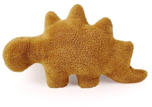 Zaloife Kuscheltier Dino Chicken Nugget, Dino-Nugget Plüschtier, Chicken Nugget Stofftier, Plüsch Dino Chicken Nugget Kissen Puppe Geschenk für Fans Kinder A