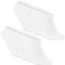 10 | 20 | 30 Paar Sneaker Socken Herren Damen Schwarz Weiß Grau Baumwolle 16900 (10x Weiß 43-46)
