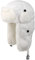 Seeberger Finola Fliegermütze Pilotenmütze Wintermütze Lapeer (L (58-59 cm) - weiß)