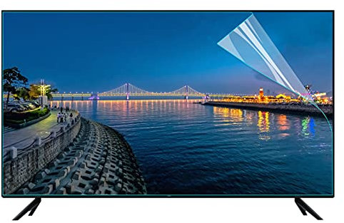 JANEFLY Pellicola salvaschermo Opaca per TV da 55 Pollici, antiriflesso, Pellicola Anti-Luce Blu per Monitor, per LCD, LED, 4k OLED e QLED HDTV,55in(1221 * 689mm)