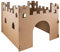 Kingpower Auswahl Kinder Spielhaus Ritterburg Playhouse Spielburg Pappe Bastelkarton Haus Burg Papphaus Kartonhaus Papierhaus Karton Papier Kinderhaus zum Anmalen, Modell:Ritterburg 02