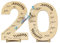 CONTRAXT 20 geburtstag geschenk frau mann. Geschenke 20 geburtstag jährige jahre hochzeitstag holz jubiläum junge mann frau ideen 3d happy birthday deko tischdeko geburtstag (20)