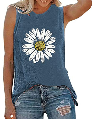 YUE Damen Sommer Casual Tank Top Ärmellose T Shirt Knopfleiste Bluse Gemütlich Hemd Sommerweste Sexy Tank Top Basic Einfarbig Oberteil Gerippt Camisole Große Größen Noos Top