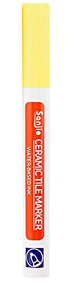 Grout Tile Pen, Fugenstift für Fliesen, Wand, Boden, Wasserfest Fugen Reparatur Stift, Fugenmörtel Fliesen Stift, Fugenmörtel Restaurierung Stift für Küchen und Badezimmern etc (Gelb)