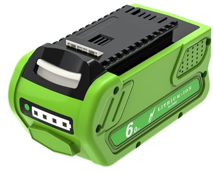 6000mAh 29462 Battery for GreenWorks 40V Battery, Powtree Replacement for GreenWorks 29472 29252 25312 25322 20202 20642 21242 22272 27062 Power Cordless Tools (Not for Gen 1)