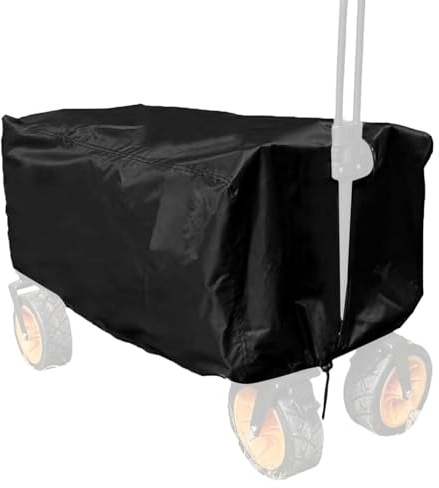 Abdeckung Für Bollerwagen - Faltbare Abdeckung für Gartenwagen | Gartenwagen Abdeckung Wasserdicht | Wagenzubehör Mit Einer Aufbewahrungstasche | Schützt Vor Staub, Schmutz, Frost Und Sonnenlicht