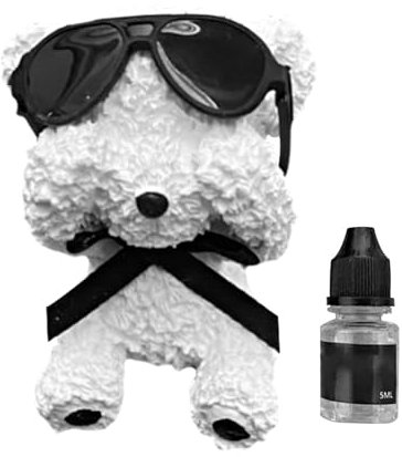 Bär Auto-Duftdiffusor, Auto-Lufterfrischer-Lüftungsclip,Automobil-Cartoon-Bär-Parfüm | Auto-Parfüm-Lufterfrischer-Ornament mit 5 ml Duft, Auto-Innenausstattung, dekorativer Clip für Auto-Lüftungsschli