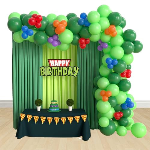 Partyballons Turtles Geburtstag Luftballons Turtles Partei Ballons Geburtstagsparty Dekorationen
