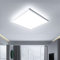 OTREN LED Lámpara de Techo, Plafon Techo Cuadrada 6500K, IP44 Luz de Techo Moderno para Dormitorio Infantil Baño Cocina Sala de Estar, 23CM 1800LM