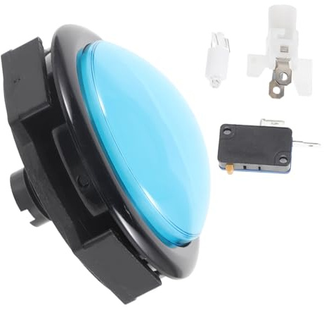 Healeved Accesorio De Botón De Arcade Reemplazo De Botón Aparatos Hogar Pulsador