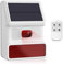 PGST Alarme Détecteur de Mouvement,Detecteur de Presence Infrarouge,Infrarouge Anti-Effraction,Son 120dB et Étanche Ip65, Alarme Maison sans Fil pour Garage, Jardin et Bureau