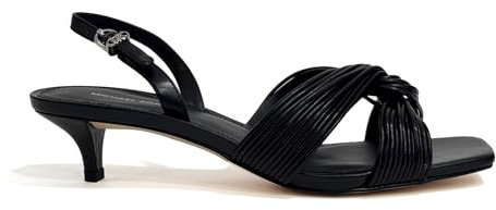 Michael Kors Alessia Kitten - Sandalias de tacón para mujer, Negro -, 36 EU