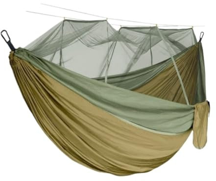 Hammac Hamac De Camping en Plein Air, Anti-Moustique, avec Moustiquaire, Tente d'arbre Suspendue Respirante Hamac Exterieur