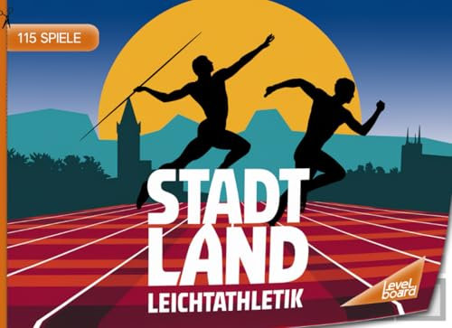 Stadt, Land, Leichtathletik – 115 Spiele: Stadt, Land, Fluss Leichtathletik – Spielblock für Sportler und Trainer | Geschenkidee für Athleten – Quiz Spiel Sport